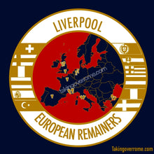 Load image into Gallery viewer, Liverpool European Remainers Navy T-shirt