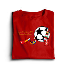 Load image into Gallery viewer, (10 Days) Liverpool’s Love Affair With The European Cup T-Shirt
