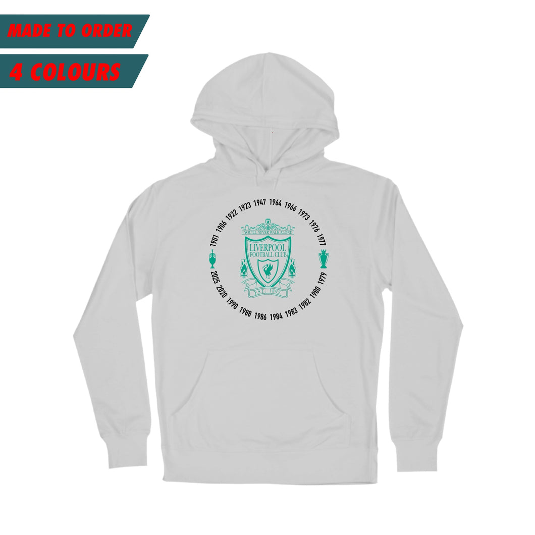 (10 Days) Twenty Times Liverpool Nineties Hoodie