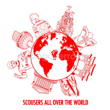 Load image into Gallery viewer, Scousers All Over The World T-Shirt
