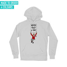 Load image into Gallery viewer, 10 days- Never Trust a Tory Hoodie
