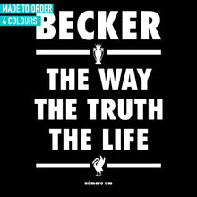 Load image into Gallery viewer, (10 Days) Becker- Holy Goalie Large Print T-shirt
