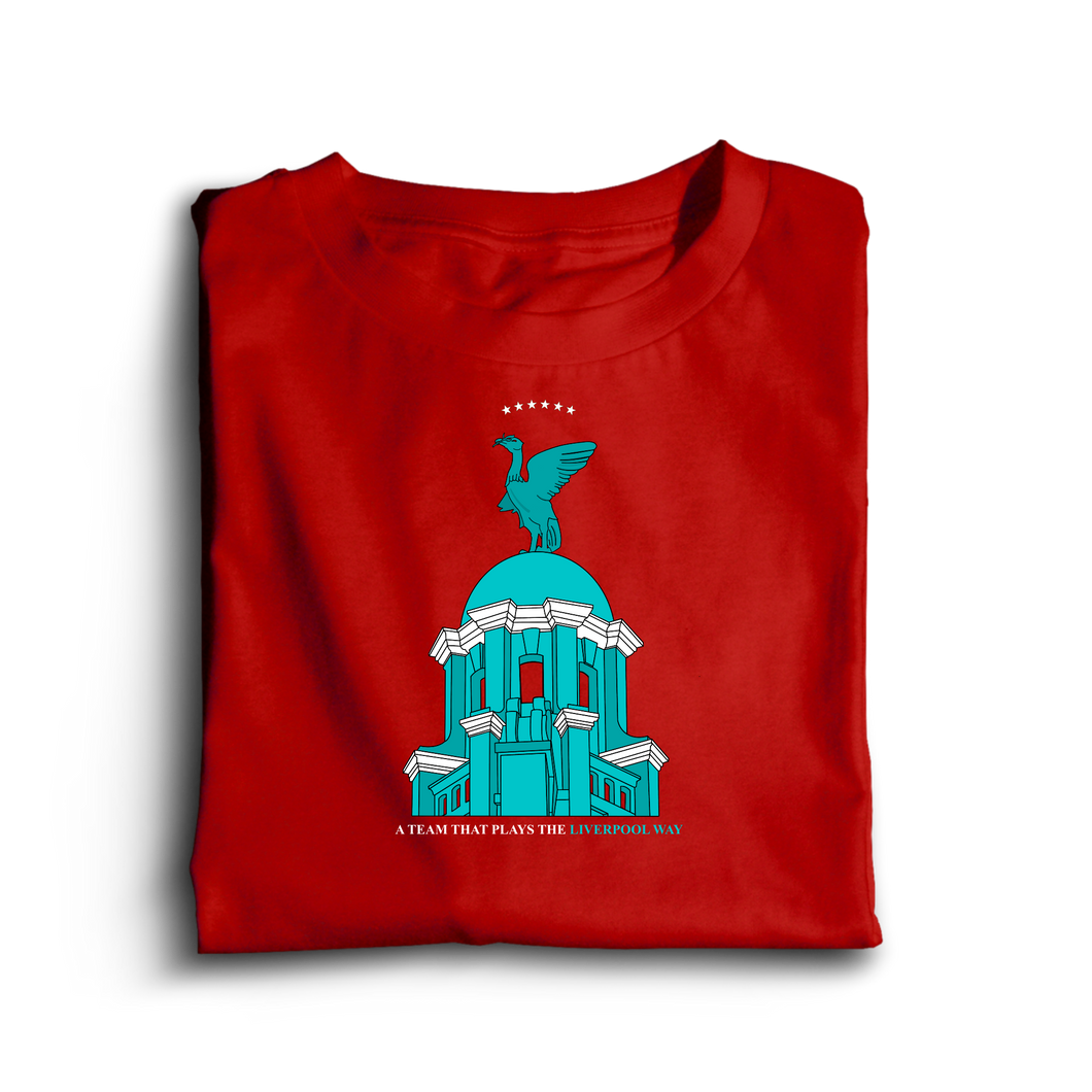 (10 Days) A Team that plays The Liverpool Way: Third Kit KIDS T-shirt