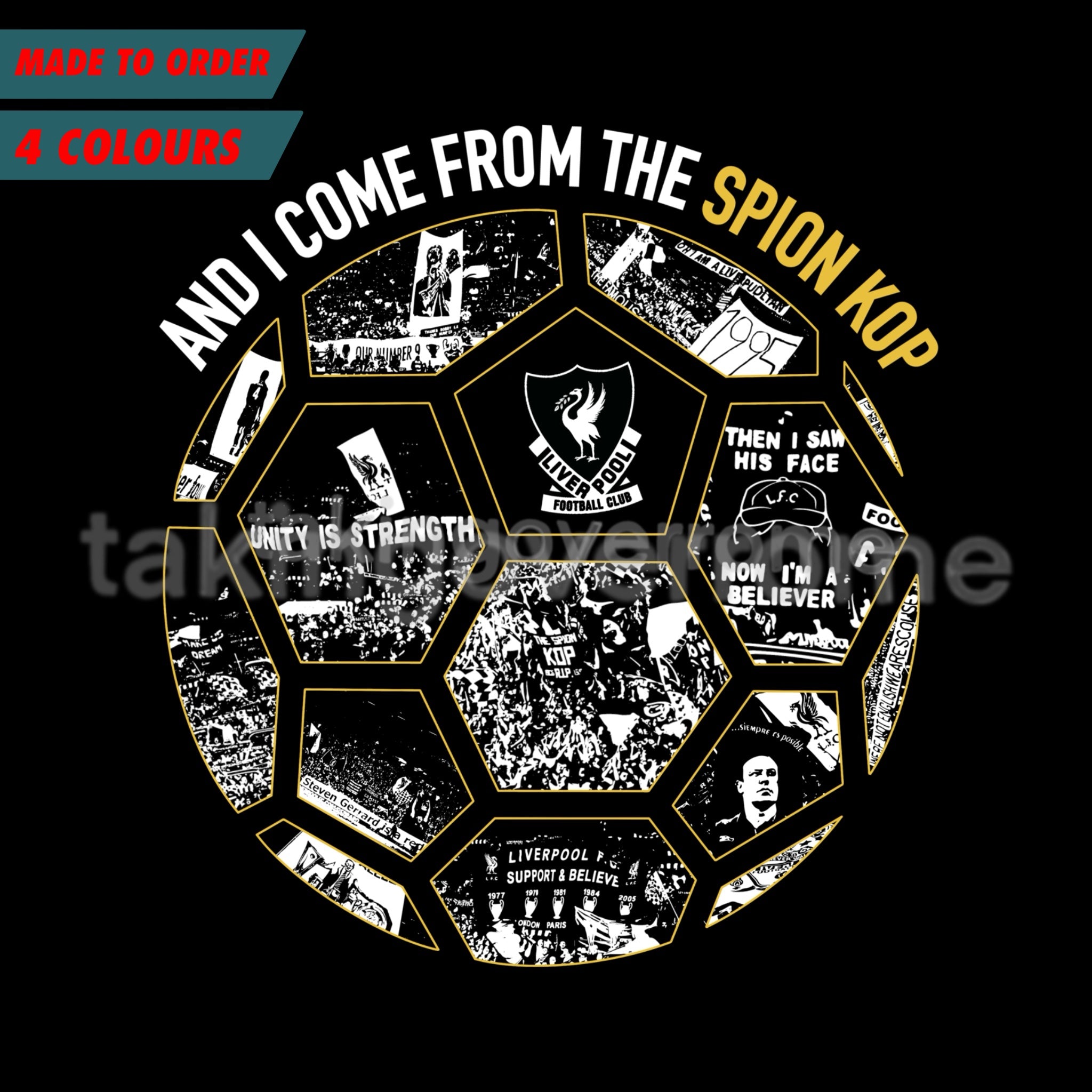10 days- And I Come From The Spion Kop T-Shirt – Taking Over Rome