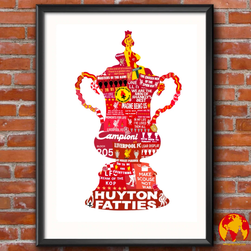 Fa Cup Collage PRINT A3/A4