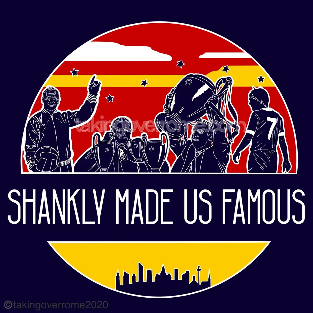 Shankly Made Us Famous Navy T-shirt