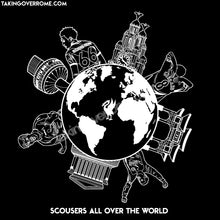 Load image into Gallery viewer, Scousers All Over The World T-shirt
