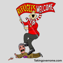 Load image into Gallery viewer, (10 days) Refugees Welcome T-shirt
