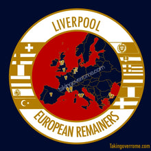 Load image into Gallery viewer, Liverpool European Remainers Navy T-shirt
